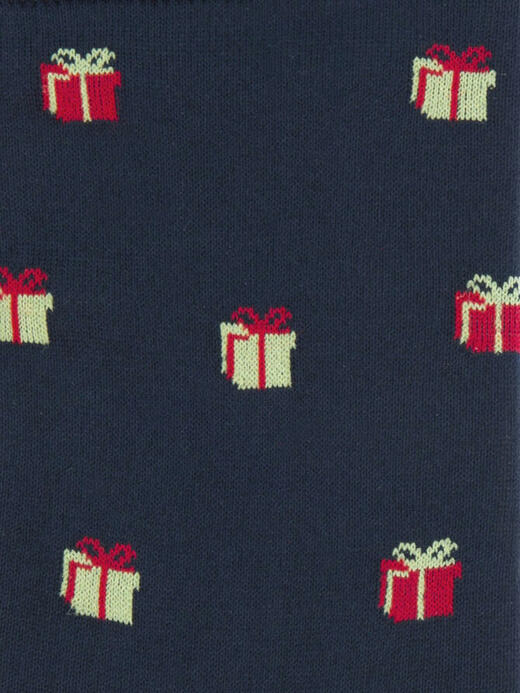 calzino-corto-con-fantasia-gift-blu