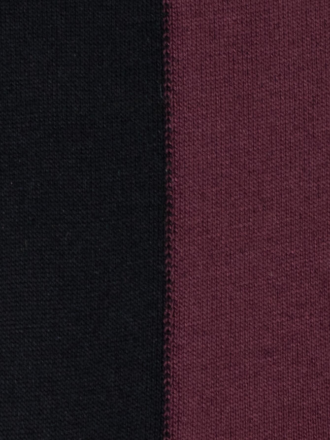 CALZINI LUNGHI VERTICAL COLOR NERO & BORDEAUX | Acquista Online Andrea Mariani Firenze