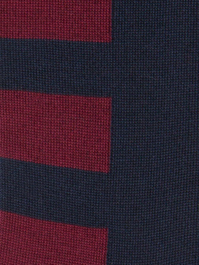 CALZINI LUNGHI FANTASIA ASTRATTA KIMONO BLU & BORDEAUX | Acquista Online Andrea Mariani Firenze
