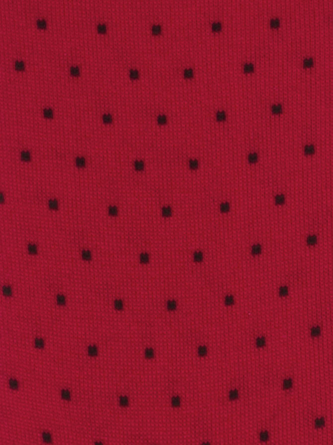CALZINI LUNGHI MINI POIS SMALL DOT ROSSO | Acquista Online Andrea Mariani Firenze
